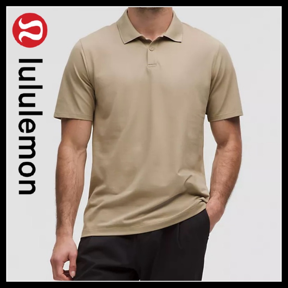 Lululemon Men’s Pique Classic-Fit Short-Sleeve Polo Shirt Size (XXL) Like NEW